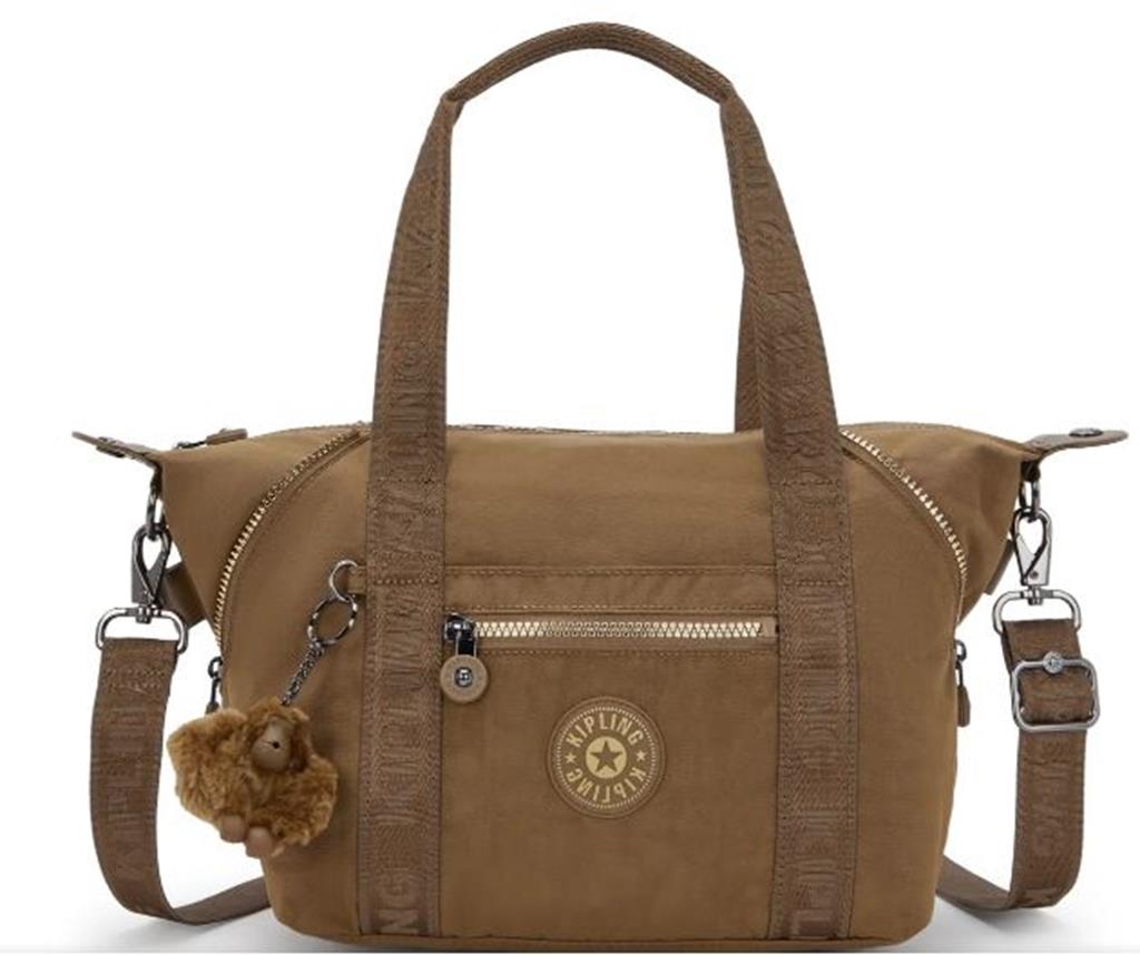 ART MINI Minibolso tote con correa ajustable para el hombro Kaki