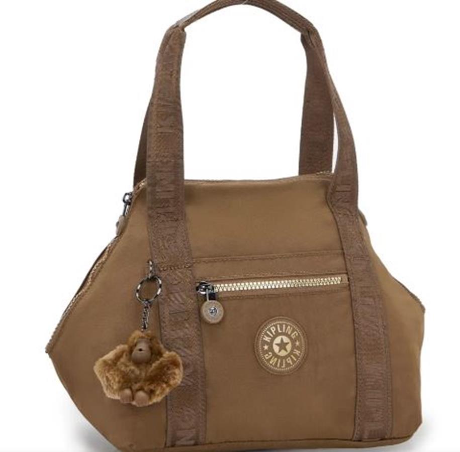 ART MINI Minibolso tote con correa ajustable para el hombro Kaki