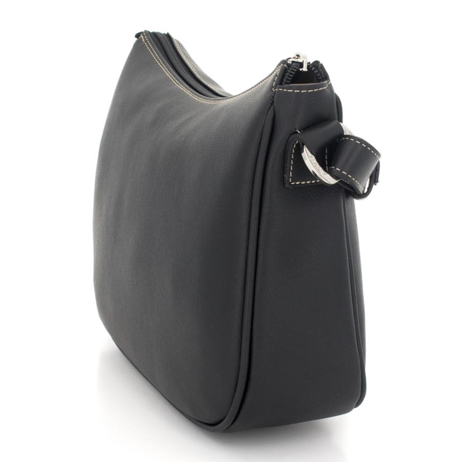 Bolso bandolera góndola mujer color negro-Angula 
