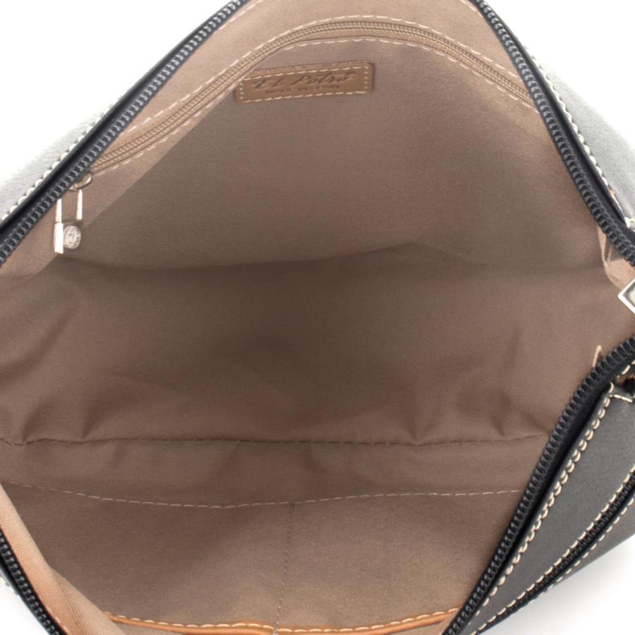 Bolso bandolera góndola mujer color negro-Angula 