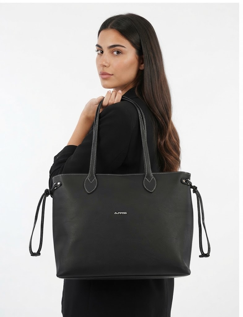Bolso Tote mujer color negro - Angula
