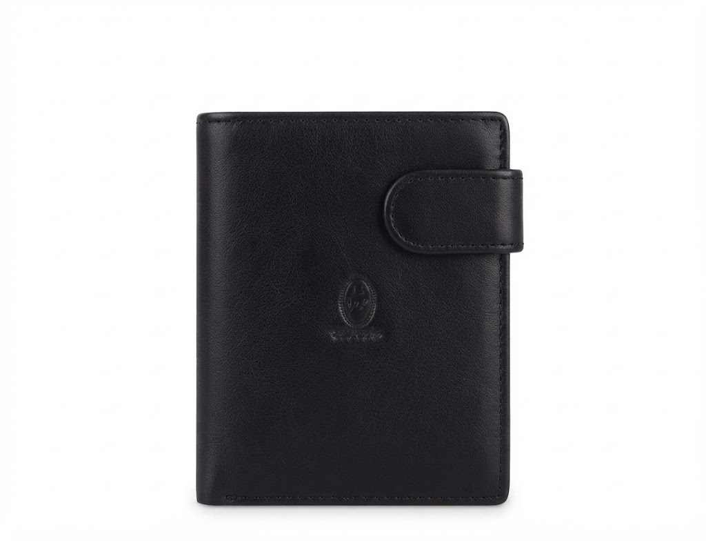 Cartera con monedero exterior hombre en piel vacuno Durango