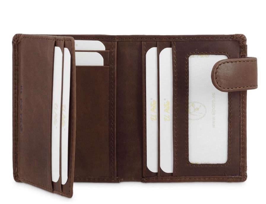 Cartera con monedero exterior hombre en piel vacuno Durango