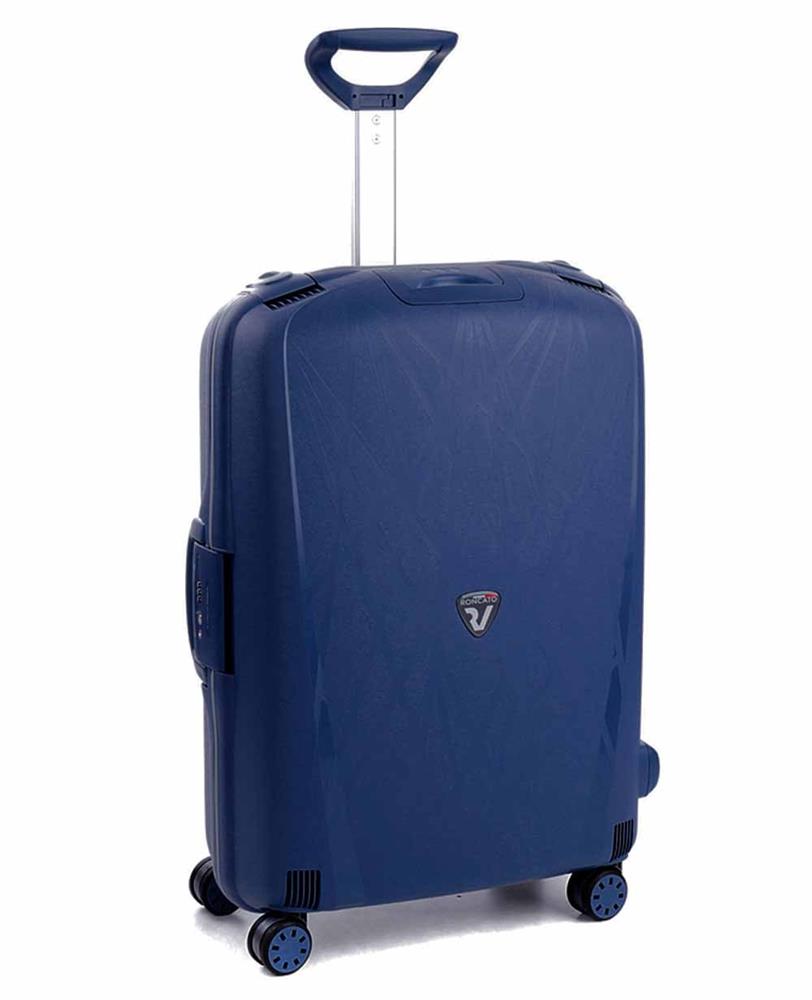 Maleta Roncato Light Azul Mediana 65cm