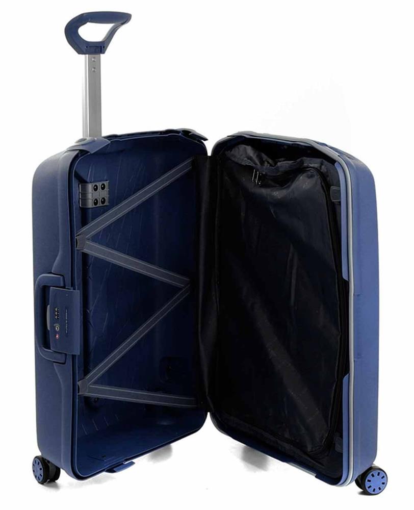Maleta Roncato Light Azul Mediana 65cm