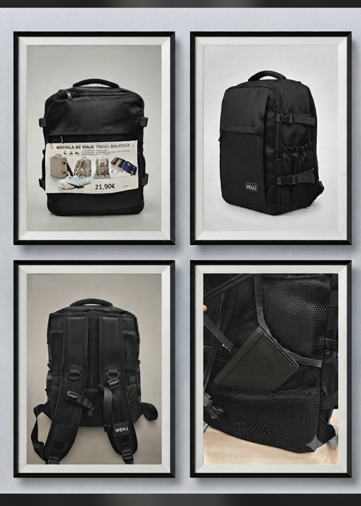 Mochila equipaje de mano 40x30x20