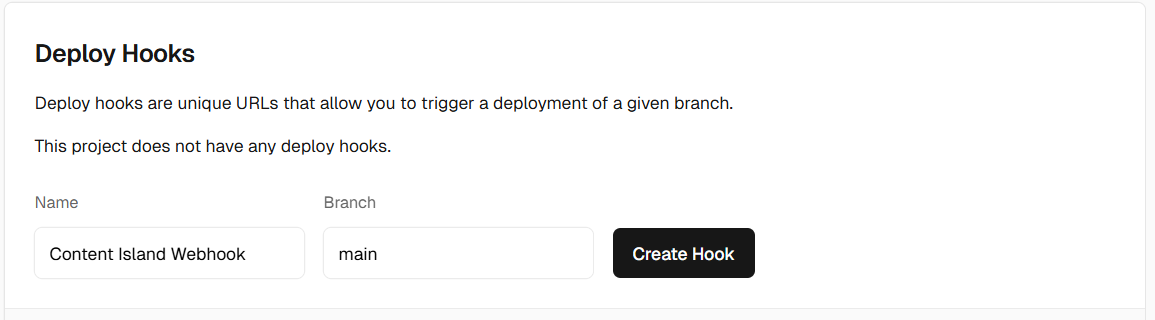 Add build hook