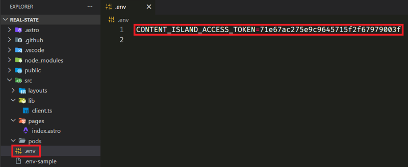 changed token