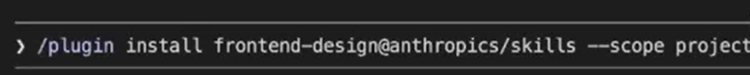 install frontend desig