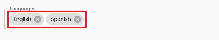 add multiple languajes