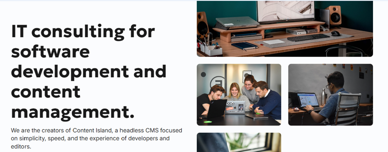 check title subtitel section