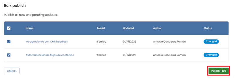bulk reverse value list es