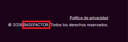 footer result copyright