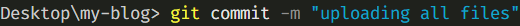 git commit en