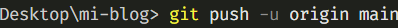 git push