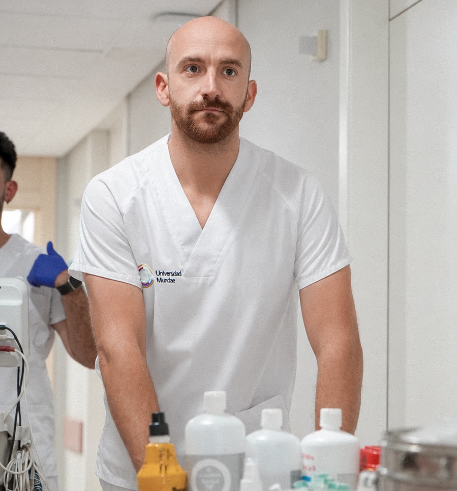 Juan Alonso, alumno de Enfermería